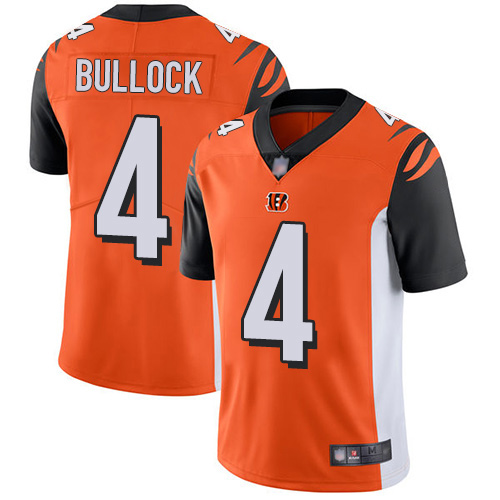 Cincinnati Bengals Limited Orange Men Randy Bullock Alternate Jersey NFL Footballl #4 Vapor Untouchable->cincinnati bengals->NFL Jersey